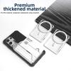 2 Kartensteckplätze für MagSafe Kartenhülle Transparente Geldbörse Handyhülle Für Magnetisches Handy