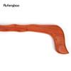 Orange Wave Wooden Single Joint Fashion Walking Stick Decorative Cospaly Cane Halloween Mace Crutch  Wand Crosier 92cm