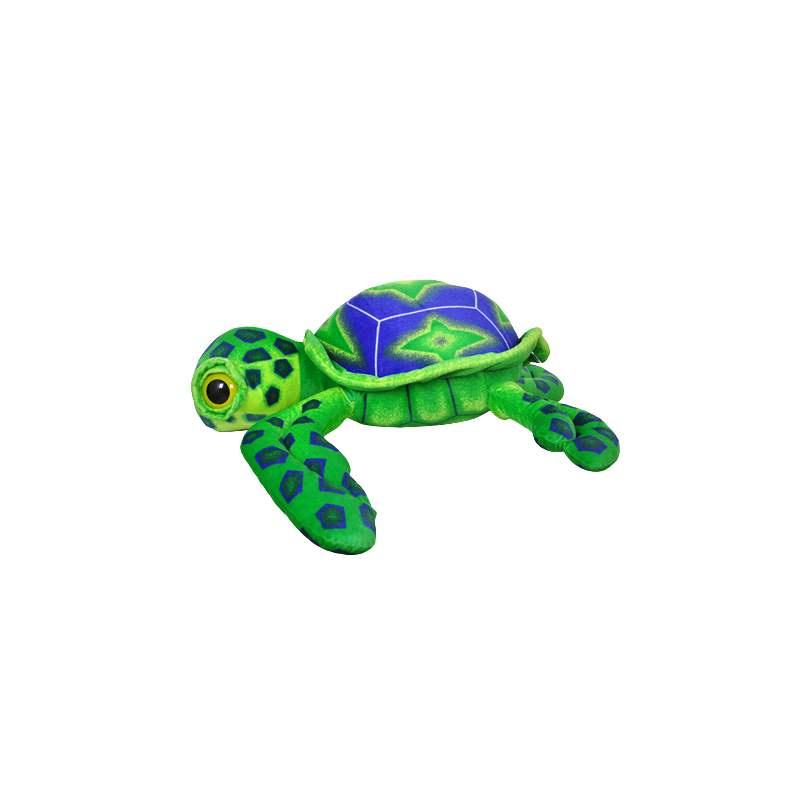 

Милая плюшевая игрушка-подушка с большими глазами в виде морской черепахи для подарка девушке зелёный