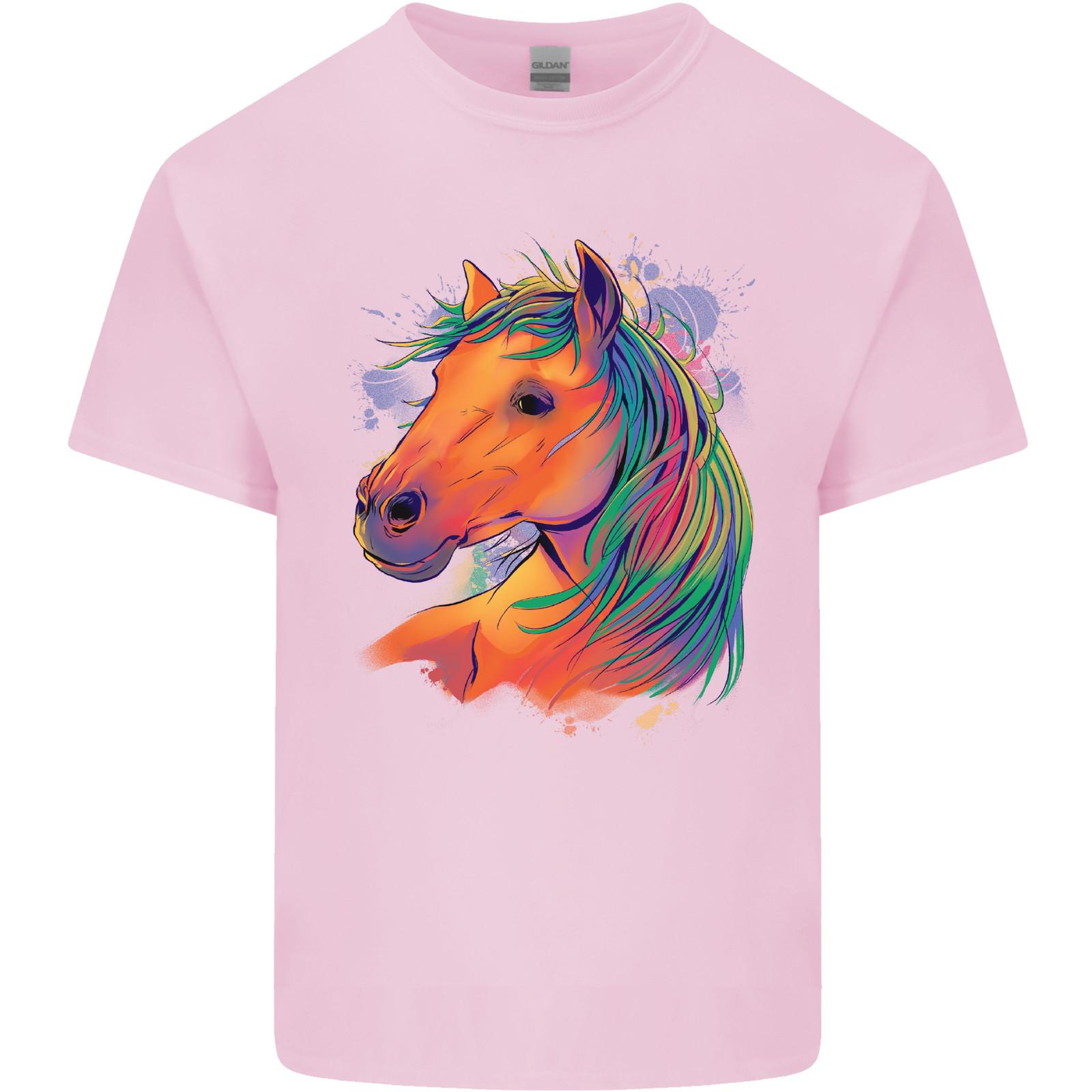 Horse Head Equestrian Kids T-Shirt Childrens M