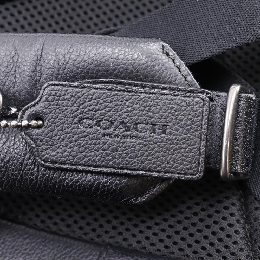 COACH Backpack Backpack Daypack F68993 Houston black leather mens Used