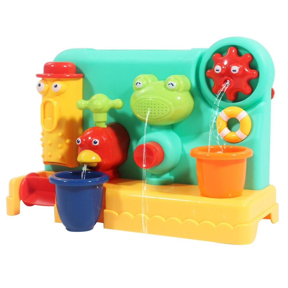 (As show, One size) Bathtub Toys with PVC Suctions Shower Toys for Toddlers Age 3-6 Years Infant Toys for Bathing Water