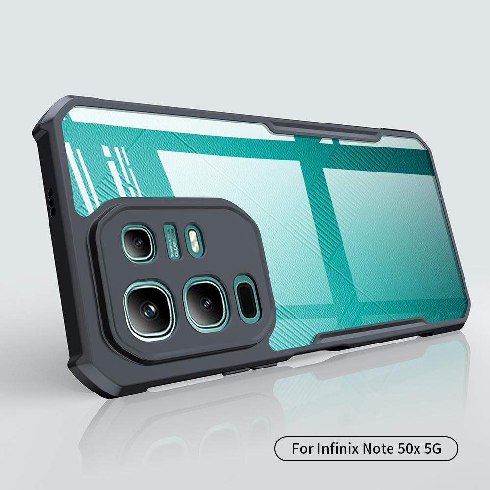 

XUNDD For Infinix Note 50x 5G Case Dropproof TPU+Acrylic Clear Back Phone Cover As Shown A