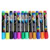 12 Stück Marker Stifte Verschiedene Farben Wischbare Whiteboard Marker für Graffiti Malerei Markierung