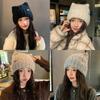 Knit Beanie Hat For Women Winter Warmth With Cute Bear Design For Casual Wear