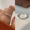Anello Minimalista da Donna in Argento Sterling 925, Inossidabile, Anello Aperto di Alta Gamma per Dito Indice di Coppia