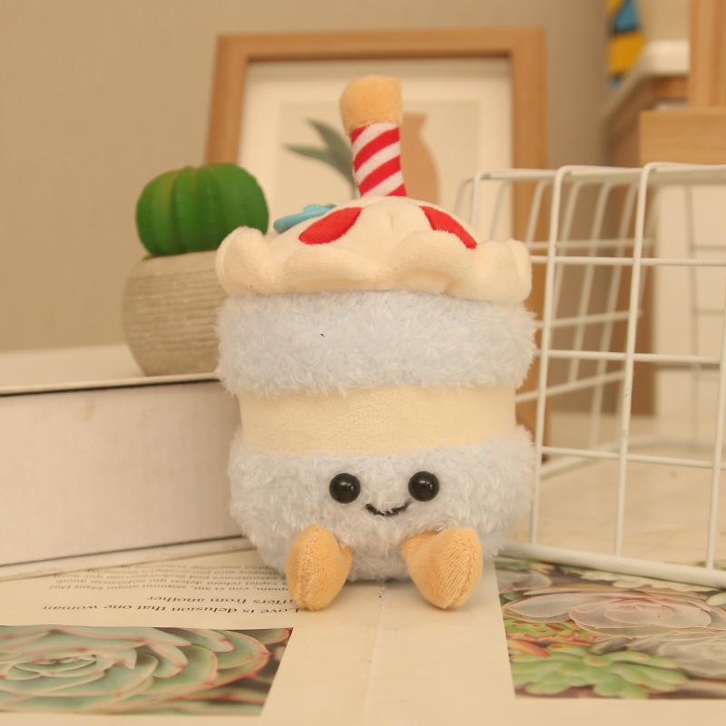 Simulation plush cute cake plush pendant birthday plush toy doll cake doll doll doll