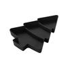 Holiday Party Serving Dish Plastic Christmas Tree Candy Tray With 6 Section for Snacks and Nut