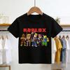 T-shirt Roblox Moda Estiva Top a Manica Corta T-shirt Ragazzi e Ragazze Top Estivi Gioco Streetwear Magliette Bianche per Bambini
