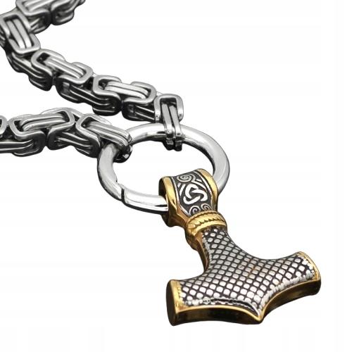 Collana da Uomo Martello di Thor, Argento Spesso 303