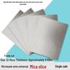 Plaque de Mica Épaisse pour Four à Micro-ondes 12×15cm - Bouclier Isolant Résistant à la Chaleur, Découpable
