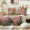 1 st Tropische Flamingo Kussenhoezen Roze Bloemen Groene Bladeren Woondecoratie Kussenhoezen voor Bank Slaapkamer Woonkamer