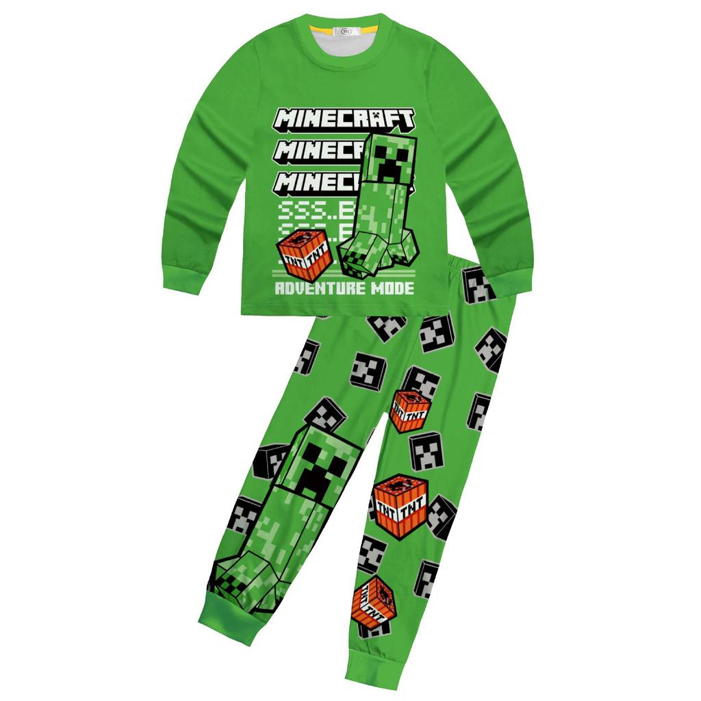 Minecraft Kids' Long Sleeve Pajama Set