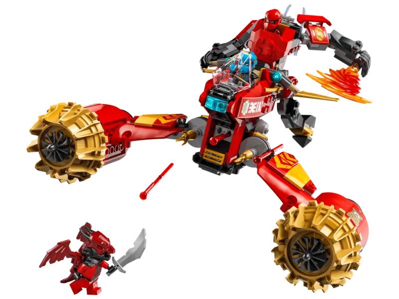 Klocki lego ninjago 71830 burzowy jeździec mech kaia 7+ (elementy: 333)
