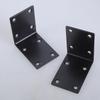 10pcs Heavy Duty Steel L Angles Brackets Heavy Duty 90 Degree Steel L Brackets Easy To Use for Wood Corner Shelf Support