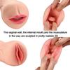 Male Oral Masturbator 2 In 1 Realistic Vagina Mastubators for Men Pocket Pusssy Blowjob Masturbation Sex Toy