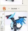 23cm Charizard XY Blue Yellow Plush Doll