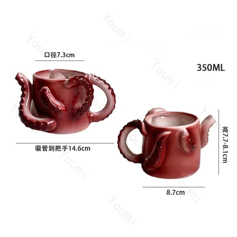 Creative Irregular Ceramic Mugs High End Unique Halloween Gifts Home Afternoon Tea Exquisite Coffee Cups Desktop Decorations