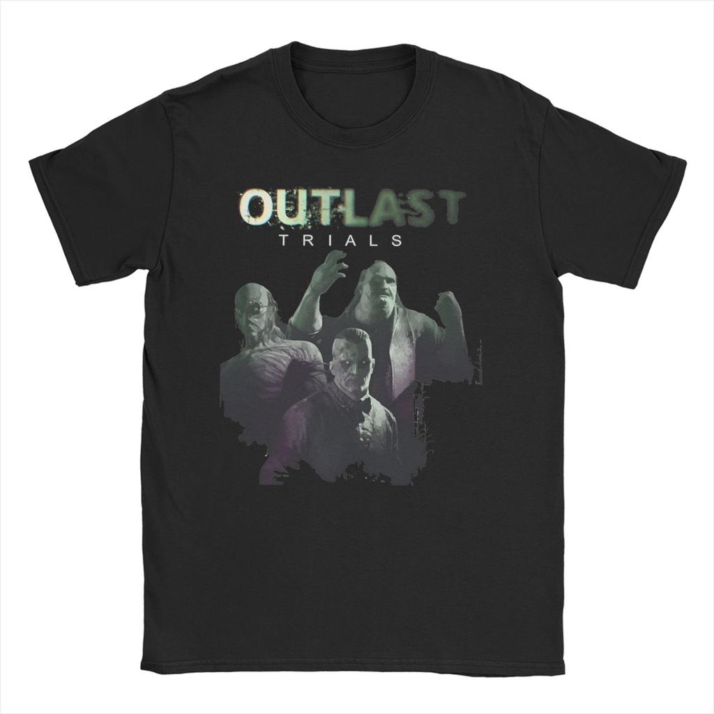 THE OUTLAST TRIALS Logo TShirts for Unisex WOMEN Fun 100 Cotton Tees O Neck Short Sleeve T Shirt Original Tops