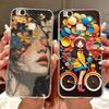 For Huawei P9 Lite Case VNS-L21 VNS-L31 Luxury flower Painted Proective Cover Soft Silicone Phone Case For HuaweiP9Lite Funda