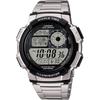 Casio World Time Digital Men's Watch AE-1000WD-1AV Metal Band Silver Imported Model