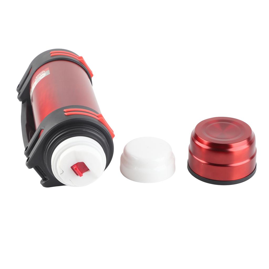 Borraccia Termica da 2L 2 Litri 68oz in Acciaio Inossidabile Sottovuoto con Cinturino Maniglia