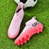 Unisex Breathable Soccer Shoes FG Outdoor Sports Grass Outsole Non-Slip Design for Teenagers New Arrivals Size 35-45