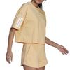 adidas Drop Shoulder Sleeve T Shirt Women's Yellow HT3507