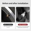 juchq4 4pcs Anti Theft Car Tire Valve Caps Universal Auto Wheel Stem Covers For Volvo XC90 V90 V60 V40 S80 S60 S90 C40 XC60 XC40 V70