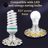 Golden Base E27 Lamp Socket Fixed Base Light Fixture Parts Stylish Holder Bulb Holder  Base Stand