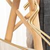 5pcs Non-Slip Metal Shirt Trouser Hook Hanger Open Ended Coat Clothes Rack Storage Wardrobe Organizers Space Saver Supplies
