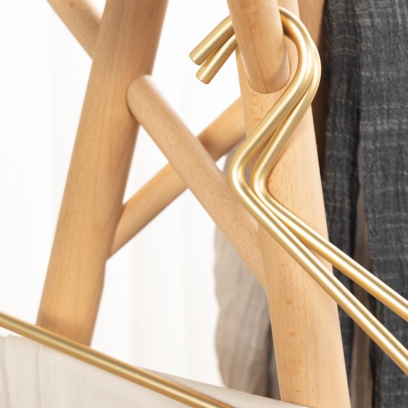 5pcs Non-Slip Metal Shirt Trouser Hook Hanger Open Ended Coat Clothes Rack Storage Wardrobe Organizers Space Saver Supplies