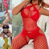 All Seasons Erotic Sleepwear Sexy Lingerie Women Bodysuit Moderate Elasticity