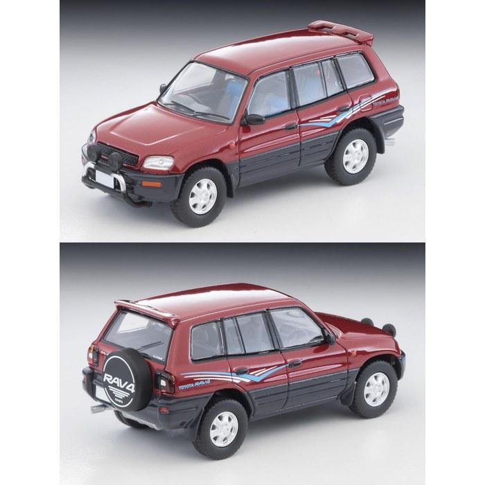 TOMYTEC Tomica Limited Vintage Neo 1/64 LV-N354a Toyota RAV4L V Wine/Gray '95