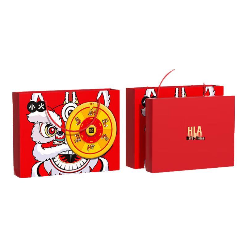 

HLA Men s Lucky Red Cotton Thermal Underwear & Sock Gift Set XL