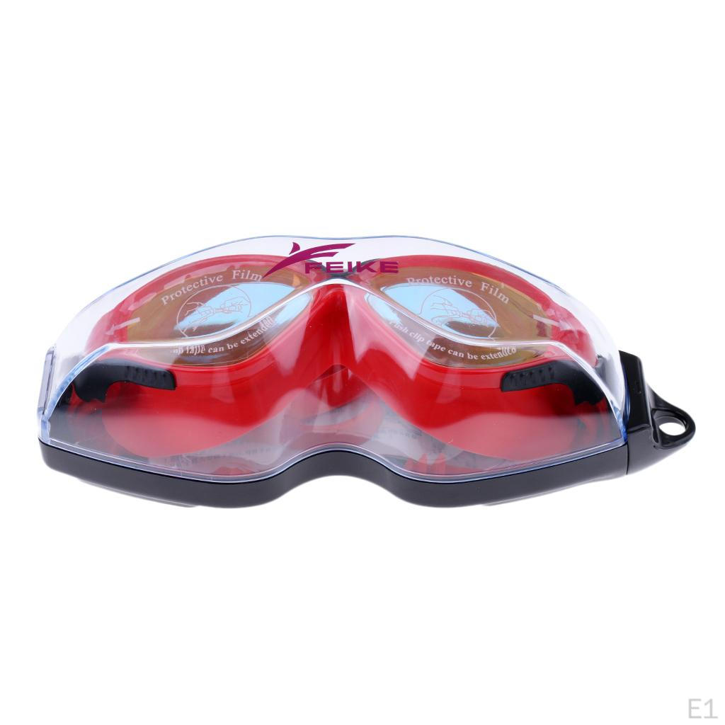 Adjustable Swimming Goggles with Carry Case
