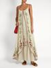 2020 Spring/Summer Women's Floral Maxi Dress with Suspender and Tube Top