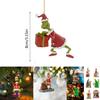 Fun Grinch Hanging Decoration Acrylic Christmas Tree Ornament For Car Interior Styling