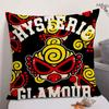 Fashion HHysteric MMini Cushion Cover Natural Linen Organic Fabric DoubleSided Printing Sofa Home Decor Gift Pillow Case
