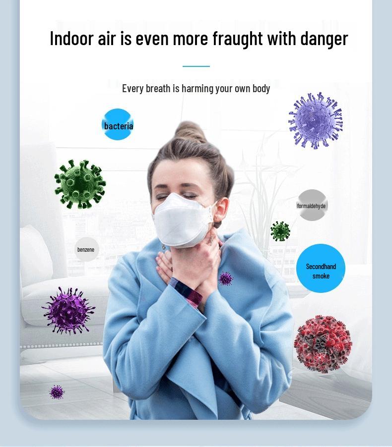 Wearable Mini Negative Ion Air Purifier Necklace