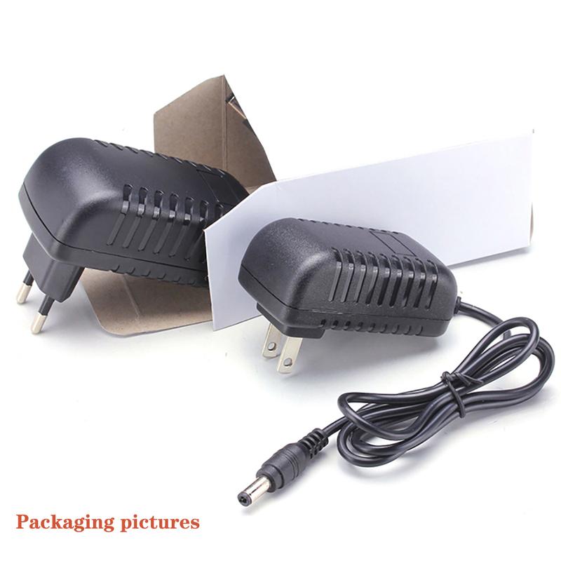 12.6V 2A Lithium Battery Charger Portable Charger DC 5.5*2.1-2.5MM Cable 1m 110-220V Lithium Li-ion Battery Wall Charger