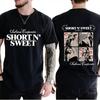 Sabrina Carpenter Short N Sweet T-shirt Mode HerrDam Hip Hop Retro Smak Turné 2024 T-shirt Unisex Vintage Bomulls-T-shirts
