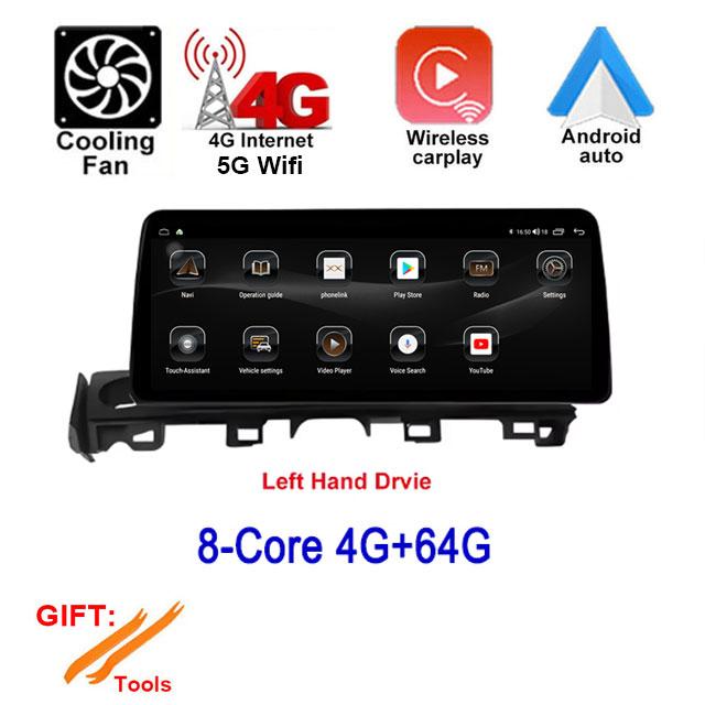 12.3‘’ Car Radio Multimedia Player For Mazda ATENZA 2017 - 2019 LHD Android Auto Wireless CarPlay Navigation GPS 4G WIFI