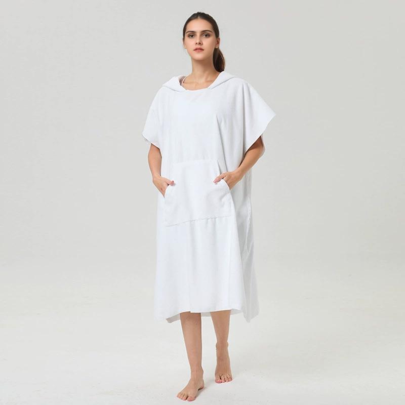 Multifunctional Quick-Dry Poncho Bathrobe: Absorbent Towel for Yoga, Running, Surfing, and Sports