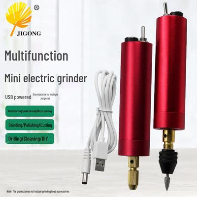 Stylo électrique miniature USB de gravure et de polissage avec meuleuse et micro perceuse à main