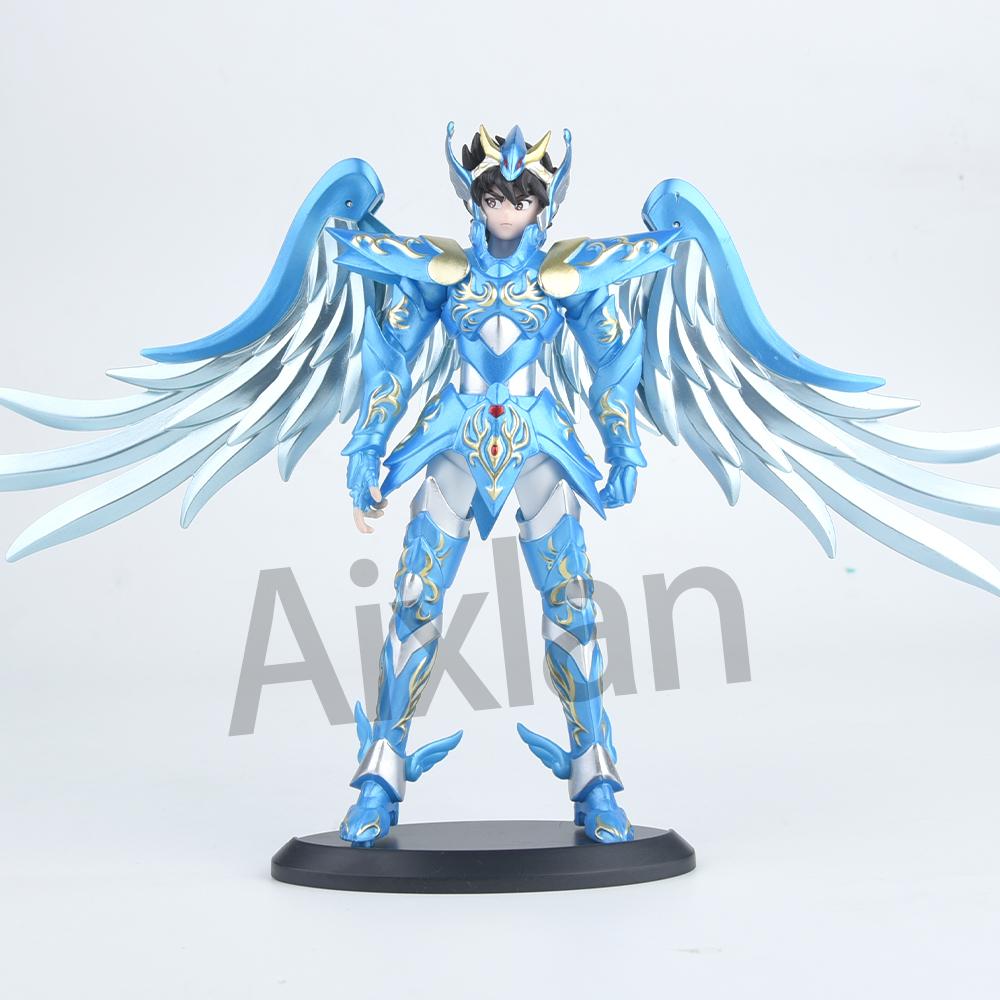 

Aixlan 5PCS COLLECTION Saint Seiya Figure God Tenma God Hyoga 19CM Saint PVC Action Figure Amine Toy Birth Date Present Ollectible Figurine