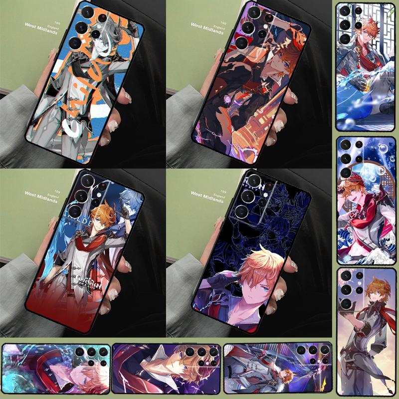 Tartaglia Genshin Impact Phone Case For Samsung Galaxy S24 Ultra S9 S10 S20 S21 S22 S23 Plus S24 FE S25 Ultra Cover