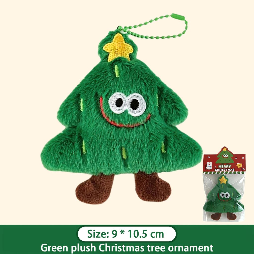 Christmas Plush Toy Hanger Christmas Tree Decoration Santa Claus Backpack Keychain Hanger Penguin Small Pendant