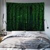 Binary Code The Matrix Program Chart Printed Large Wall Tapestry Indian Buddha Wall Decoration Witchcraft Bohemian Hippie Wall