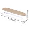 Foldable Ironing Board Sleeve Cuffs and Collars Handling Stable, Compact, Ironing Garments Home Travel Use Portable Space Saving